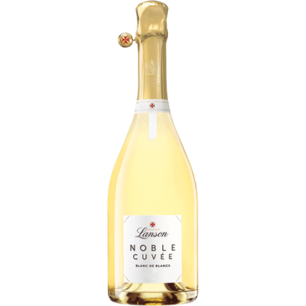 Noble Cuvée Blanc de Blancs 2002 champagne bottle with elegant packaging, showcasing vintage Grand Cru excellence.